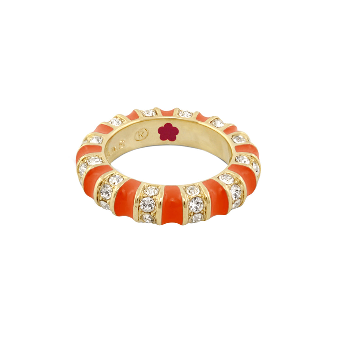 Stripe Tease Stackable Ring