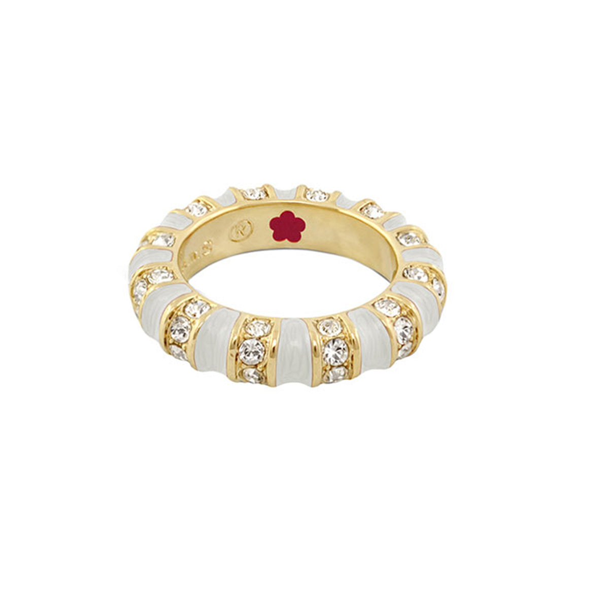 Stripe Tease Stackable Ring