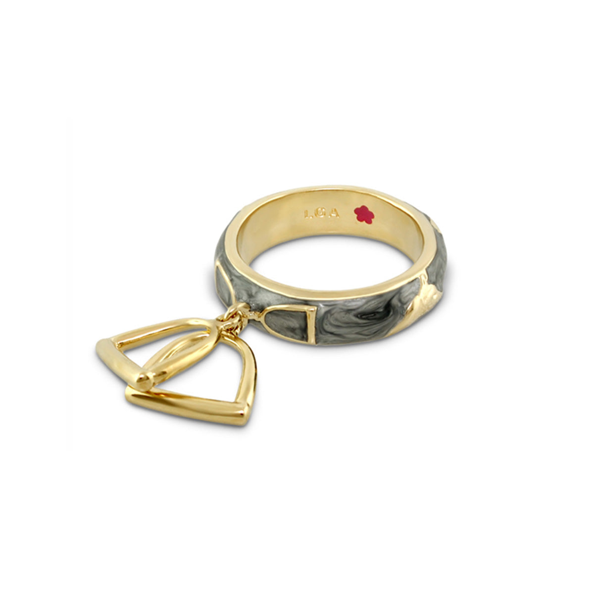 Equestrian Stirrup Ring — Stirrup Charm