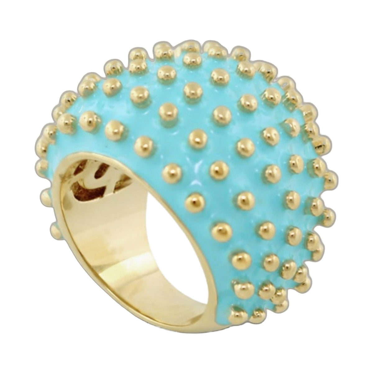Fresh Fantasy Cocktail Ring — Beaded Dome
