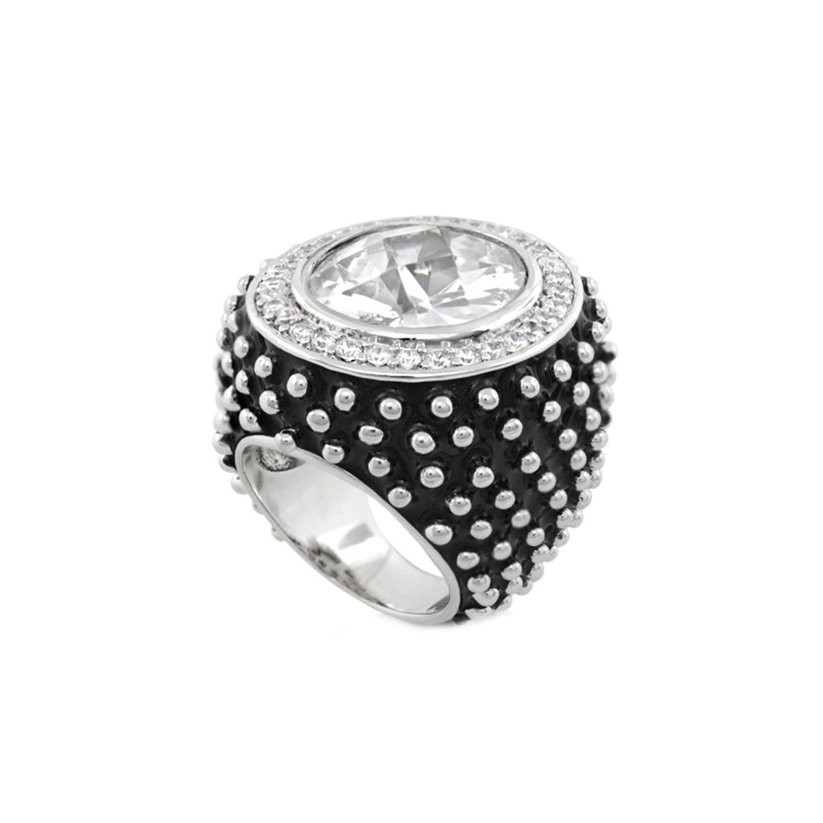 Fresh Fantasy Cocktail Ring — Pavé Halo Dome