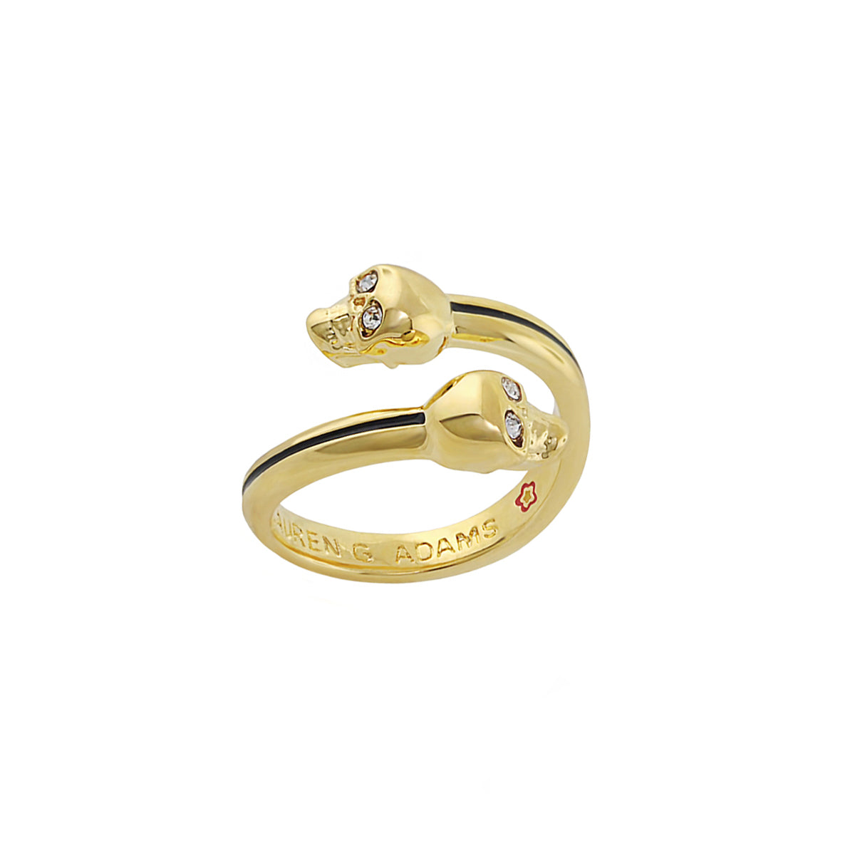 Open Arms Skull Stackable Ring