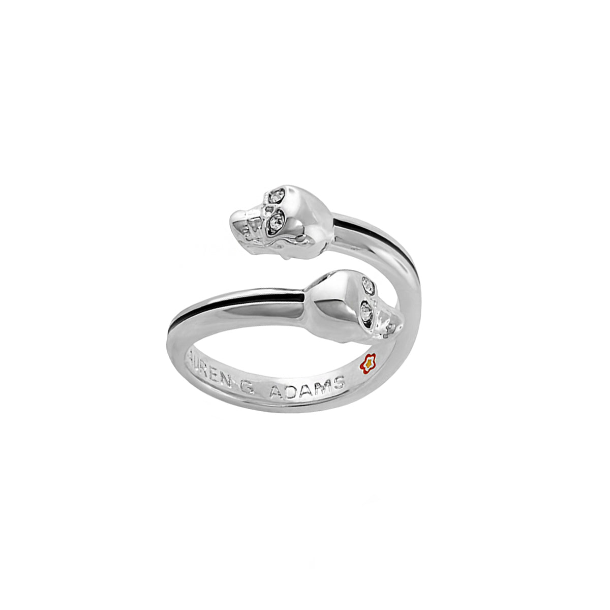 Open Arms Skull Stackable Ring