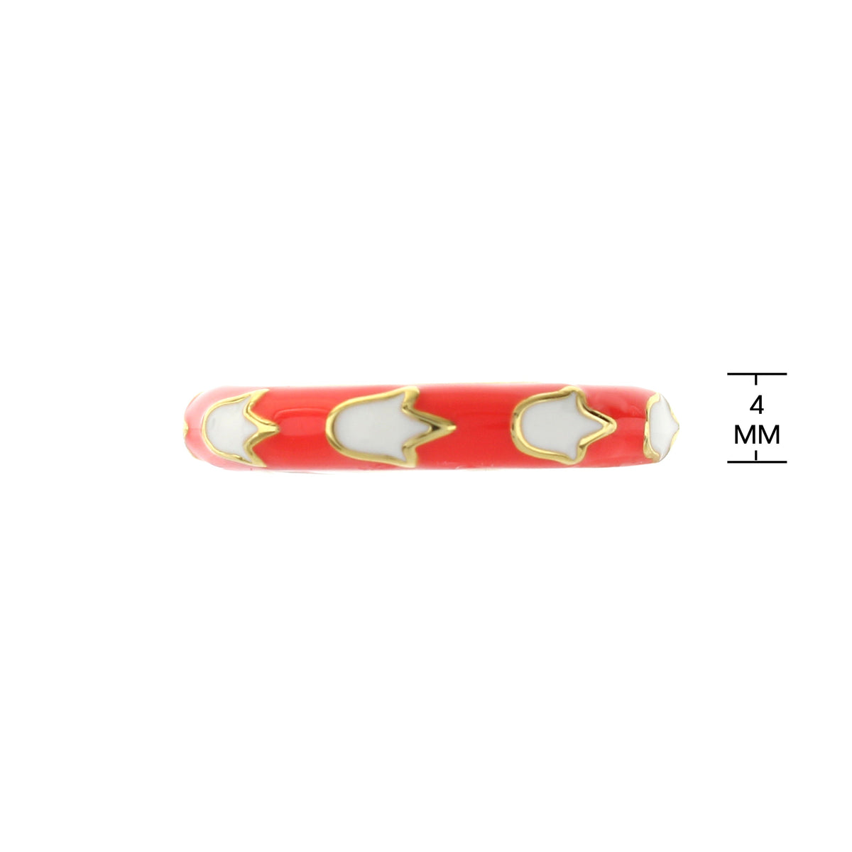 Petit Gateau Stackable Ring — Red Hearts