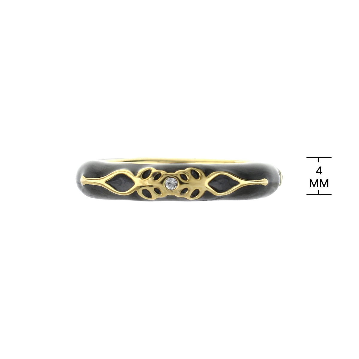 Petit Gateau Stackable Ring — Flower Medallion