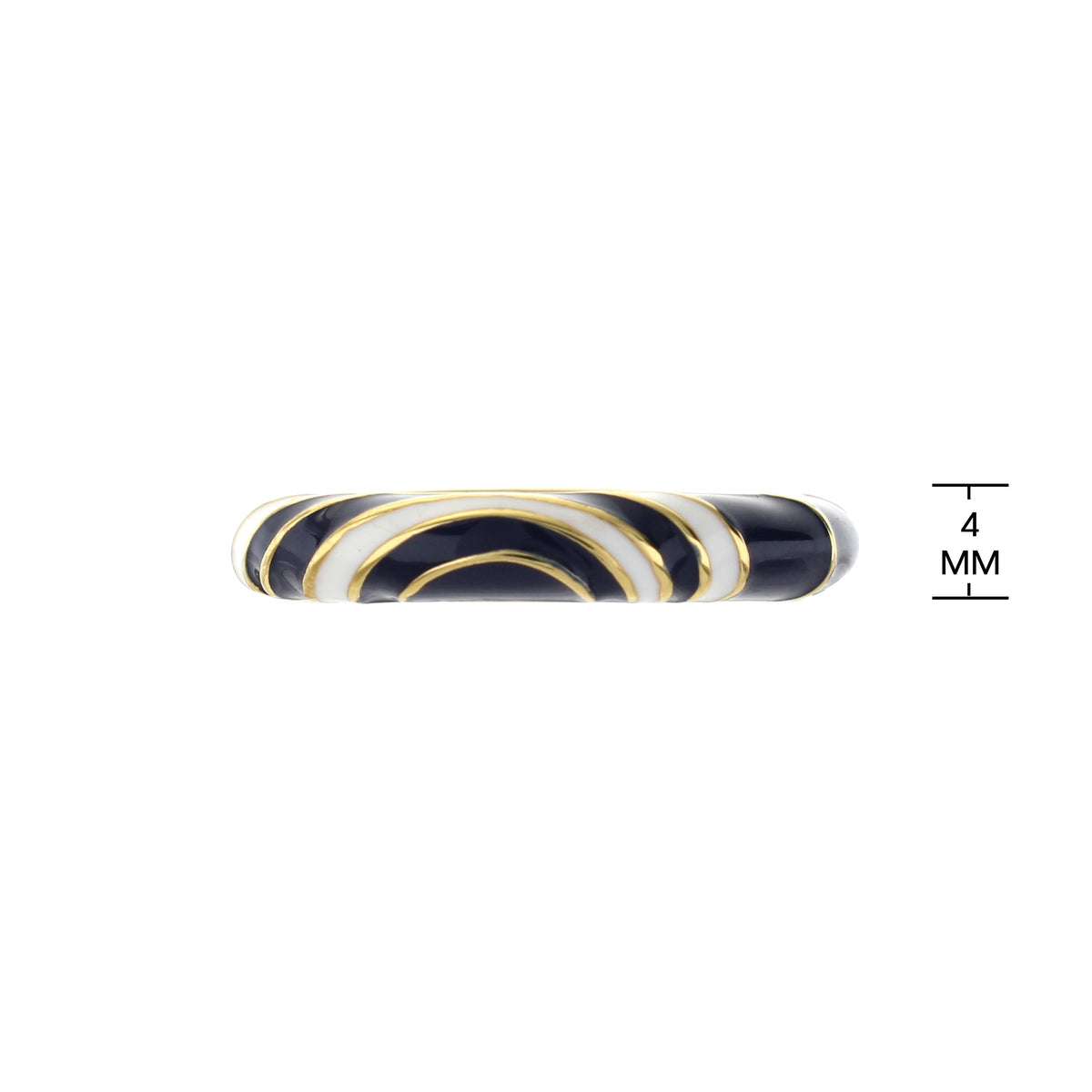 Petit Gateau Stackable Ring — Swirl Stripe