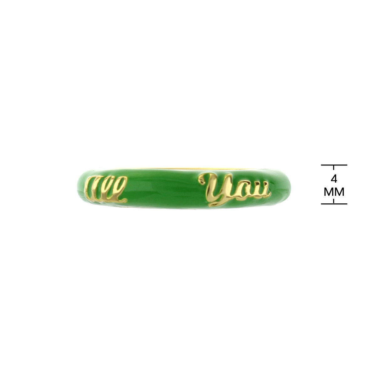 Petit Gateau Stackable Ring — Love Script