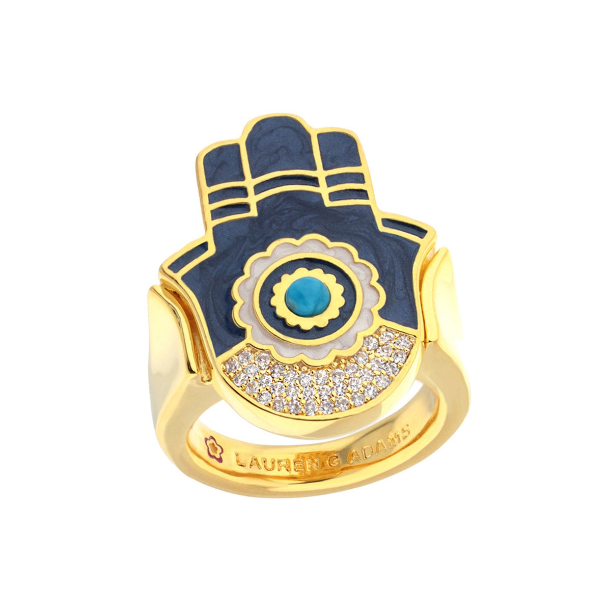 Lucky Hamsa Ring