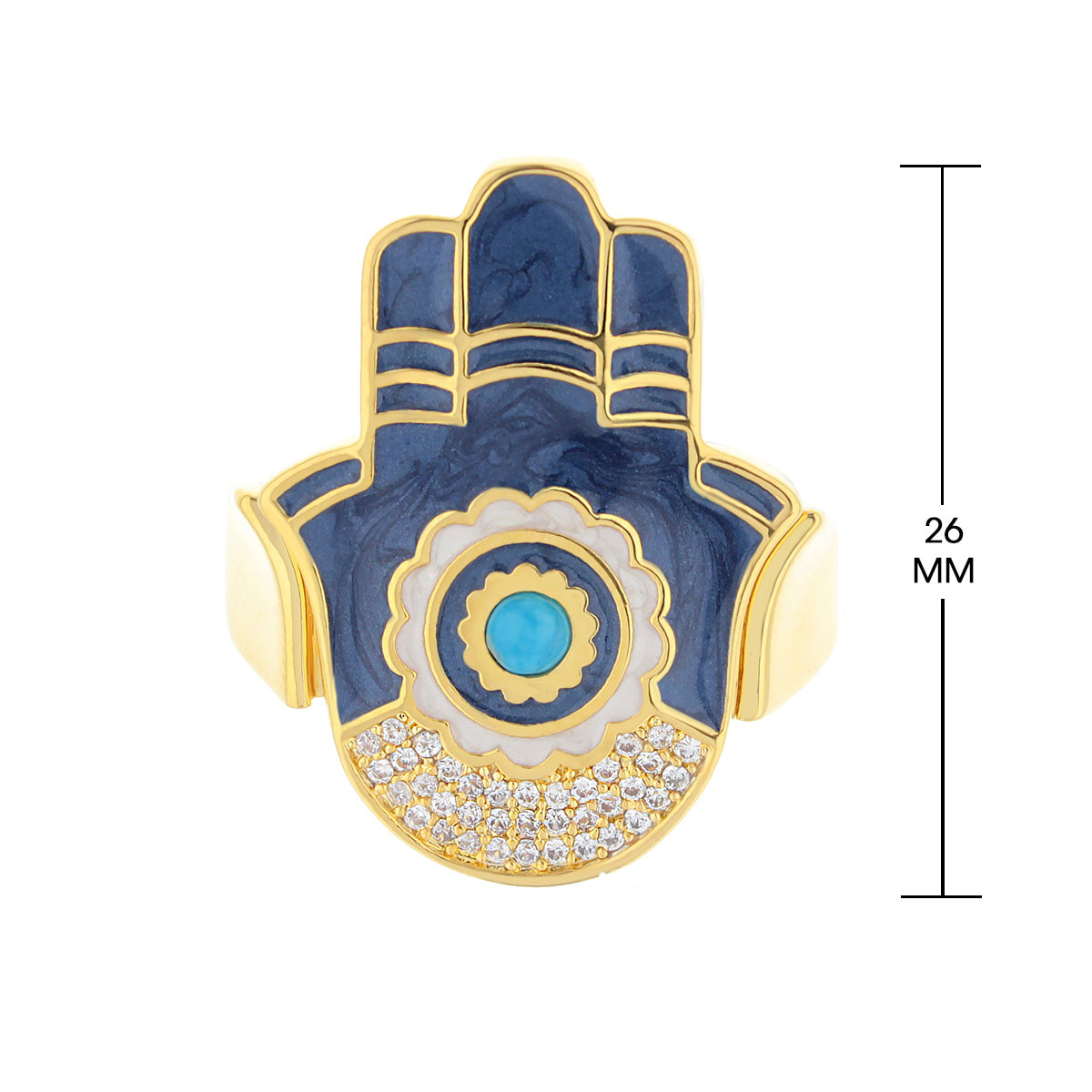 Lucky Hamsa Ring