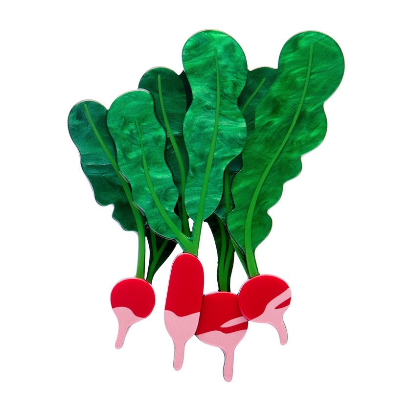 Radish Remedy Brooch by Erstwilder by Quirks! at Shirley Shoppe