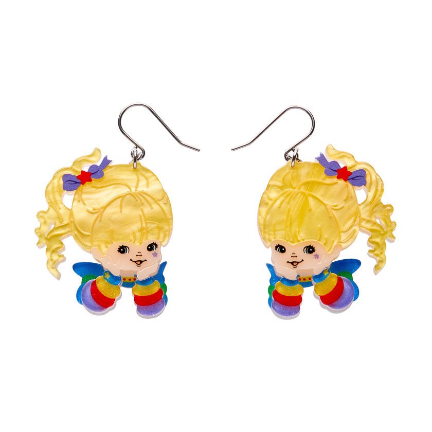 Rainbow Brite Drop Earrings by Erstwilder x Rainbow Brite by Quirks! at Shirley Shoppe