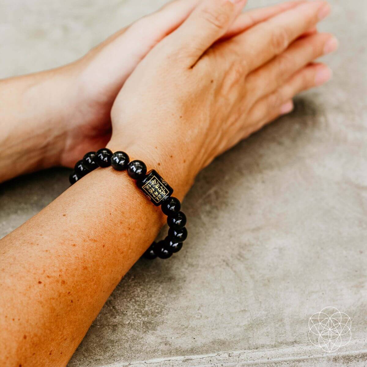 Rainbow Obsidian Protection Bracelet by Conscious Items at Shirley Shoppe