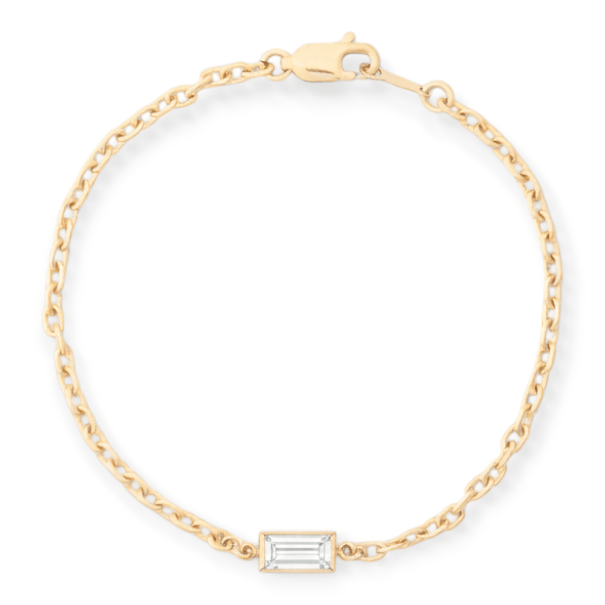 rectangle bezel bracelet by Cuffed by Nano LLC at Shirley Shoppe