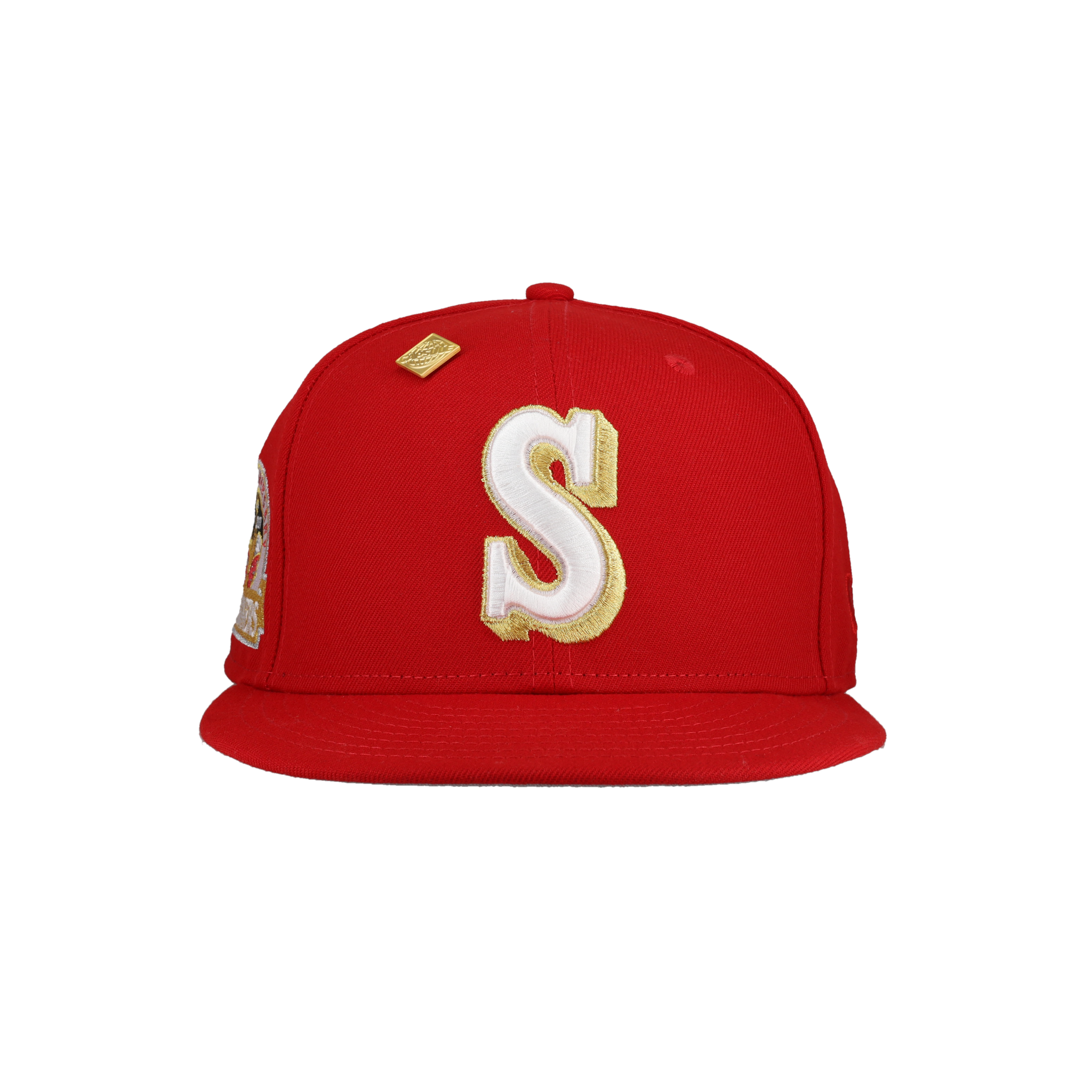 Seattle Mariners Red 30th Anniversary Patch 59Fifty Fitted Hat