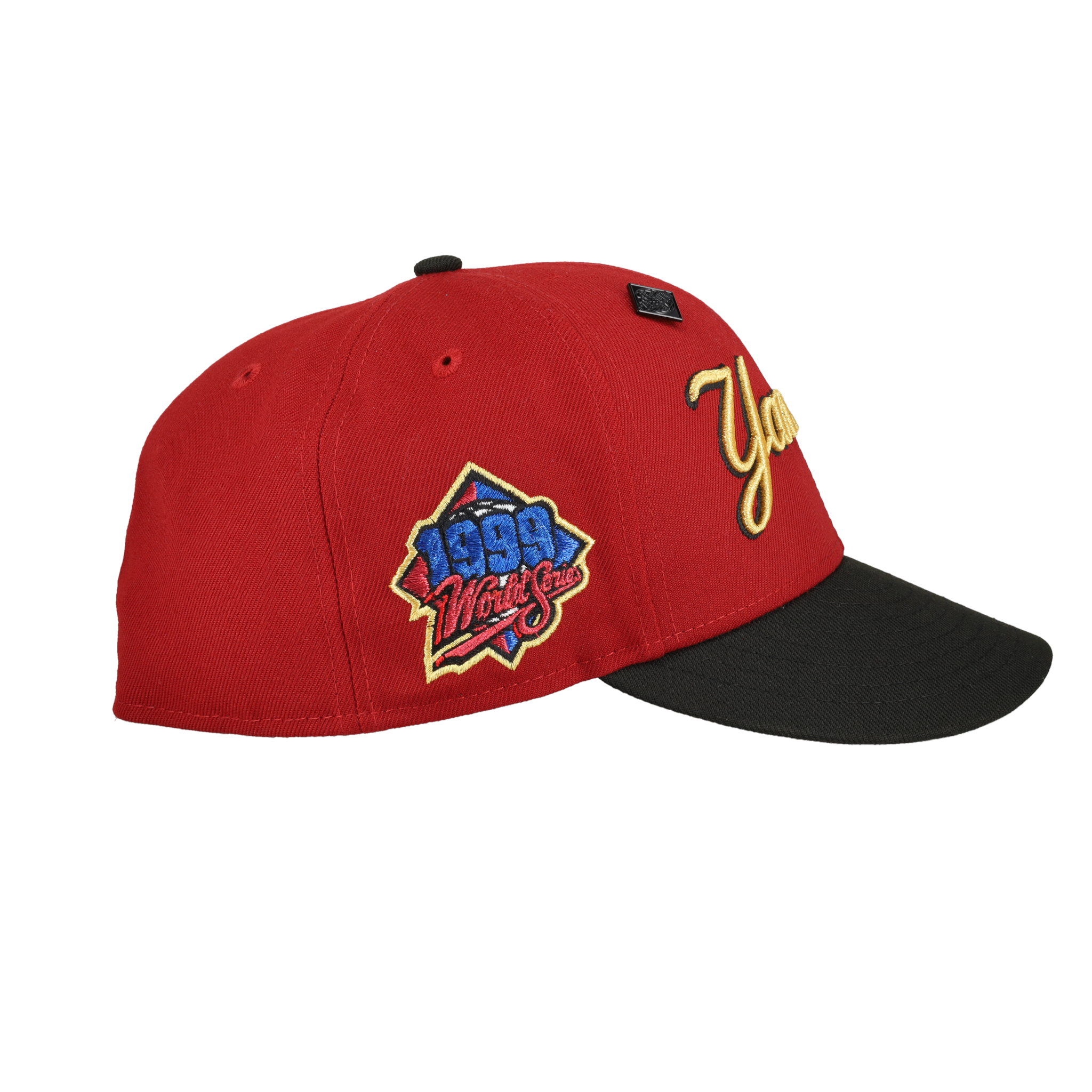 New York Yankees Red 1999 World Series Patch 59Fifty Fitted Hat