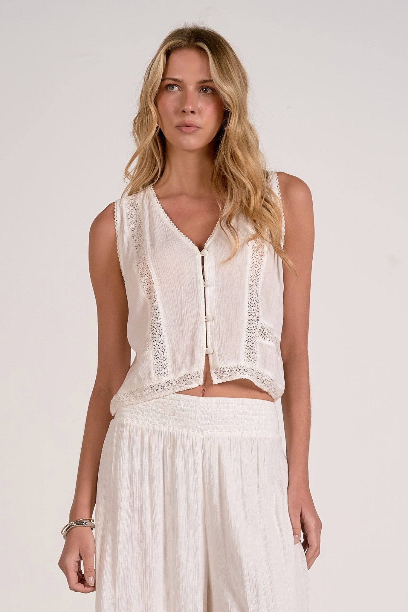 Reema Top Off White by Shop Elan at Shirley Shoppe
