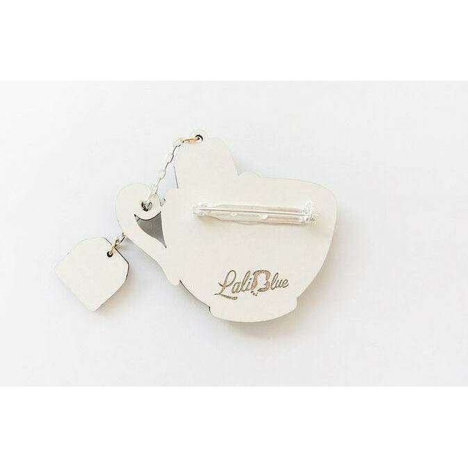 Relax Tea Brooch by Laliblue