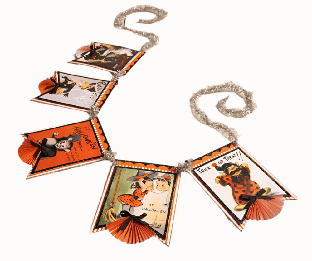 Retro Halloween Garland by Bethany Lowe Designs by Quirks! at Shirley Shoppe