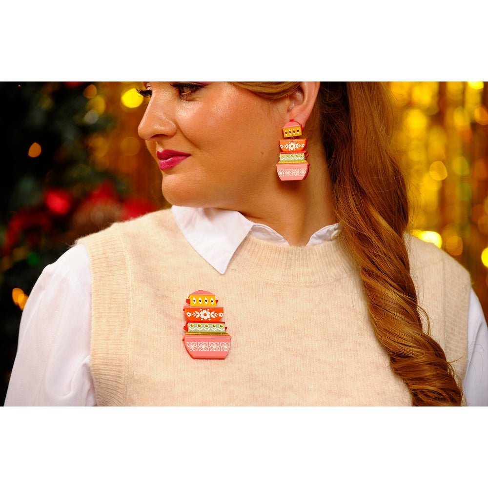 Retro Pyrex Container Brooch by Laliblue by Quirks! at Shirley Shoppe