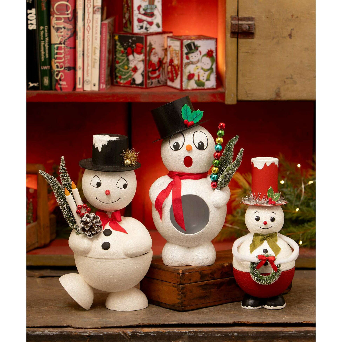 Retro Silly Surprise Snowman | Christmas Decor | Bethany Lowe