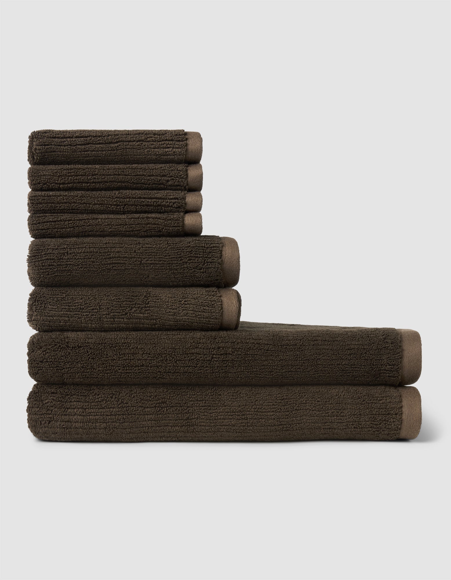 Ribbed Terry Bath Towel Set by Cozy Earth at Shirley Shoppe