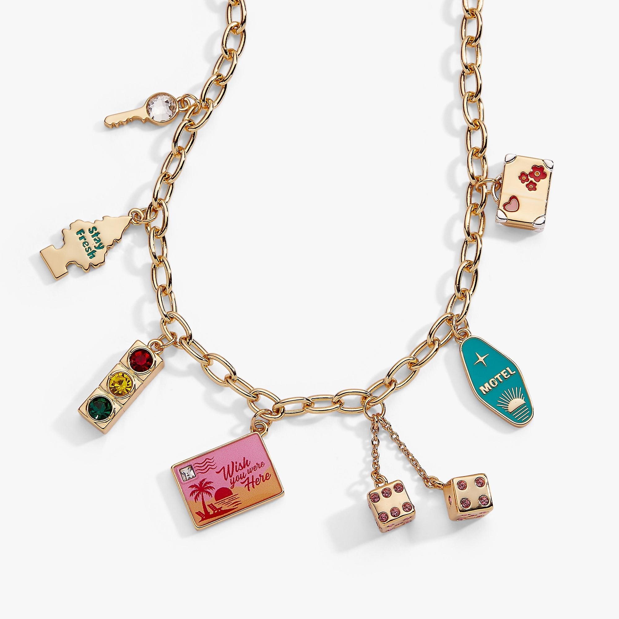 Road Trip Multi-Charm Necklace by ALEX AND ANI at Shirley Shoppe