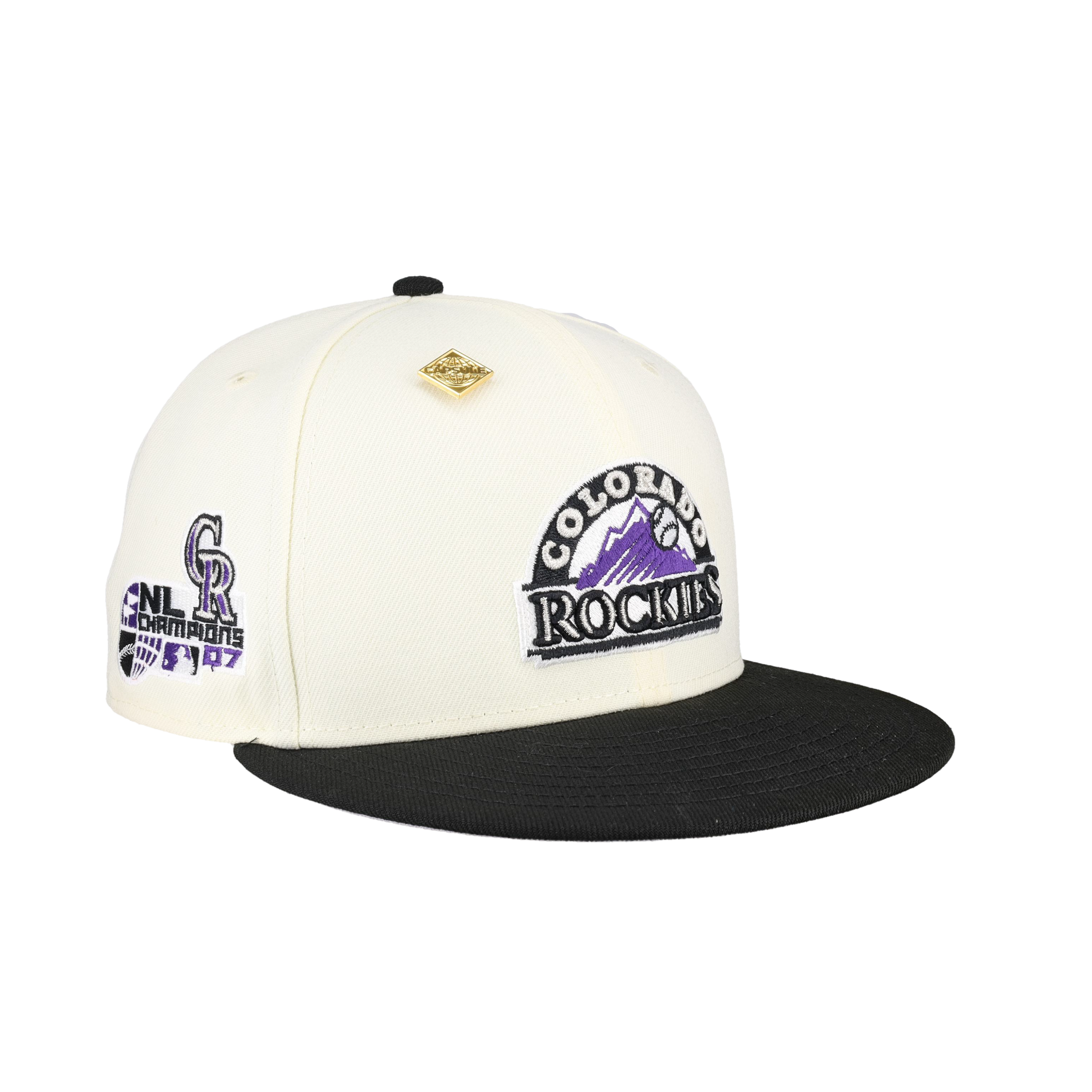 Colorado Rockies Chrome Crown Collection 2007 Champions Fitted Hat