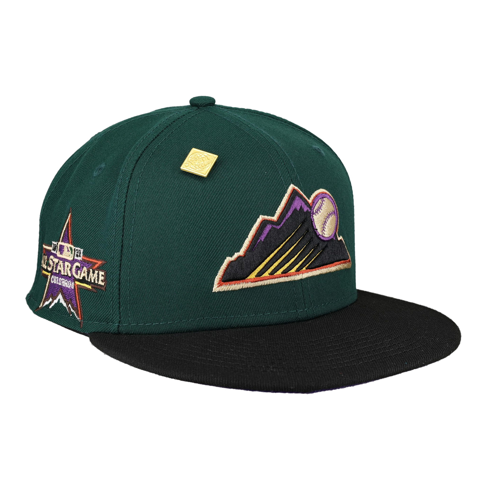 Colorado Rockies Green Bark Collection 2021 All Star Game Fitted Hat