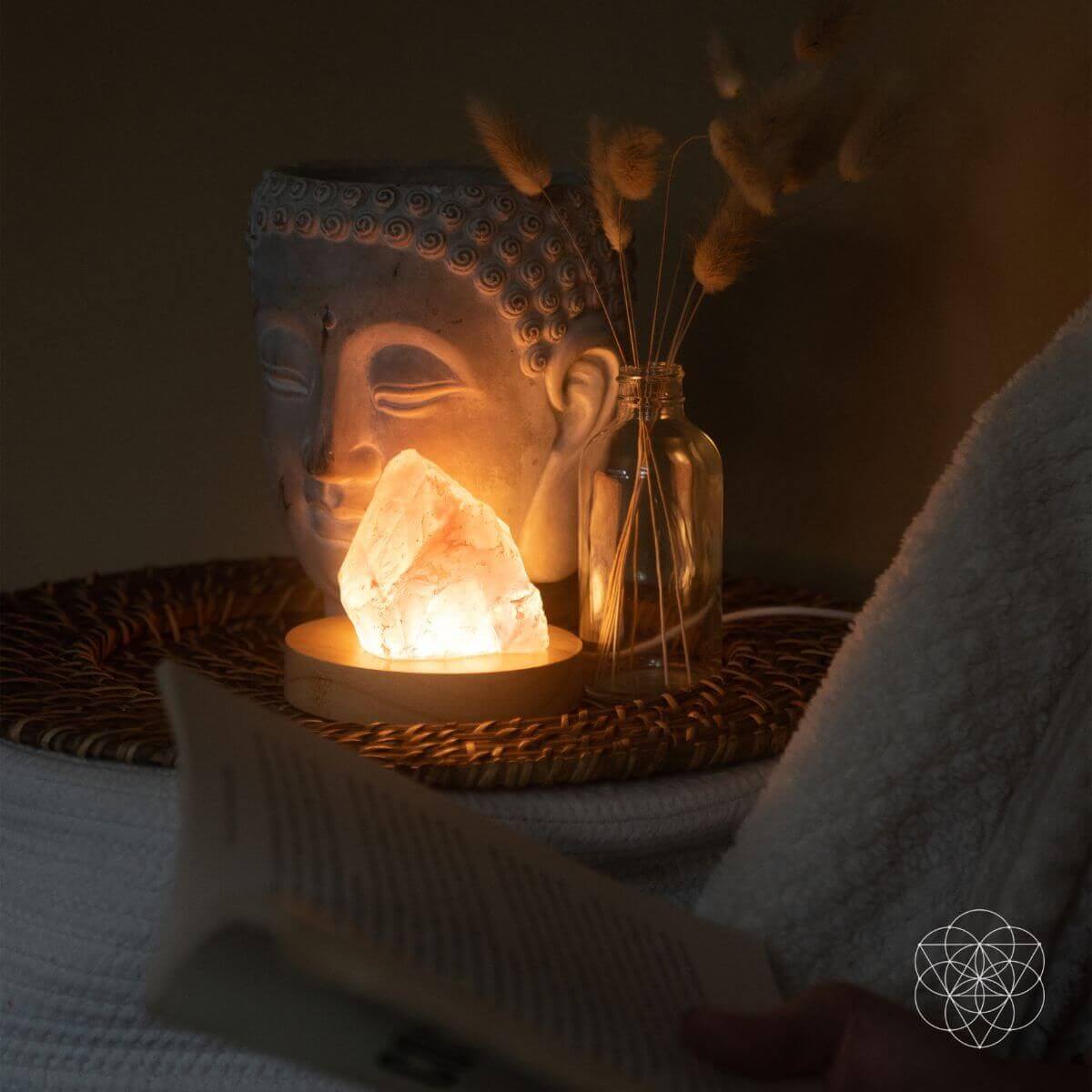 Rose Quartz Lamp of Compassion by Conscious Items at Shirley Shoppe