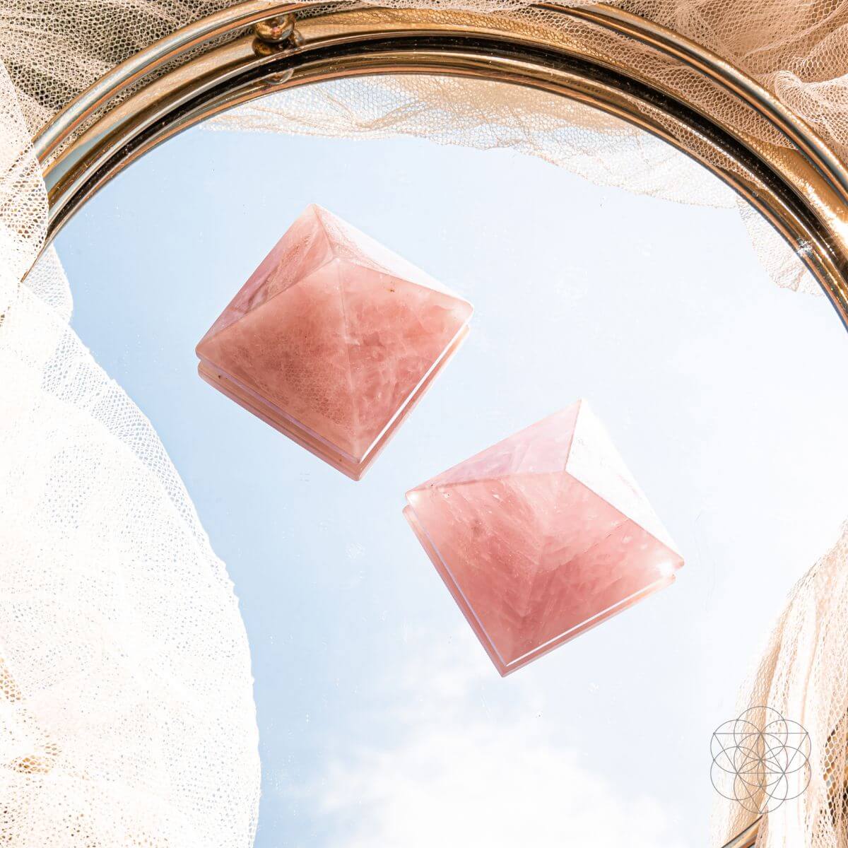 Rose Quartz Pyramid of Fertility by Conscious Items at Shirley Shoppe