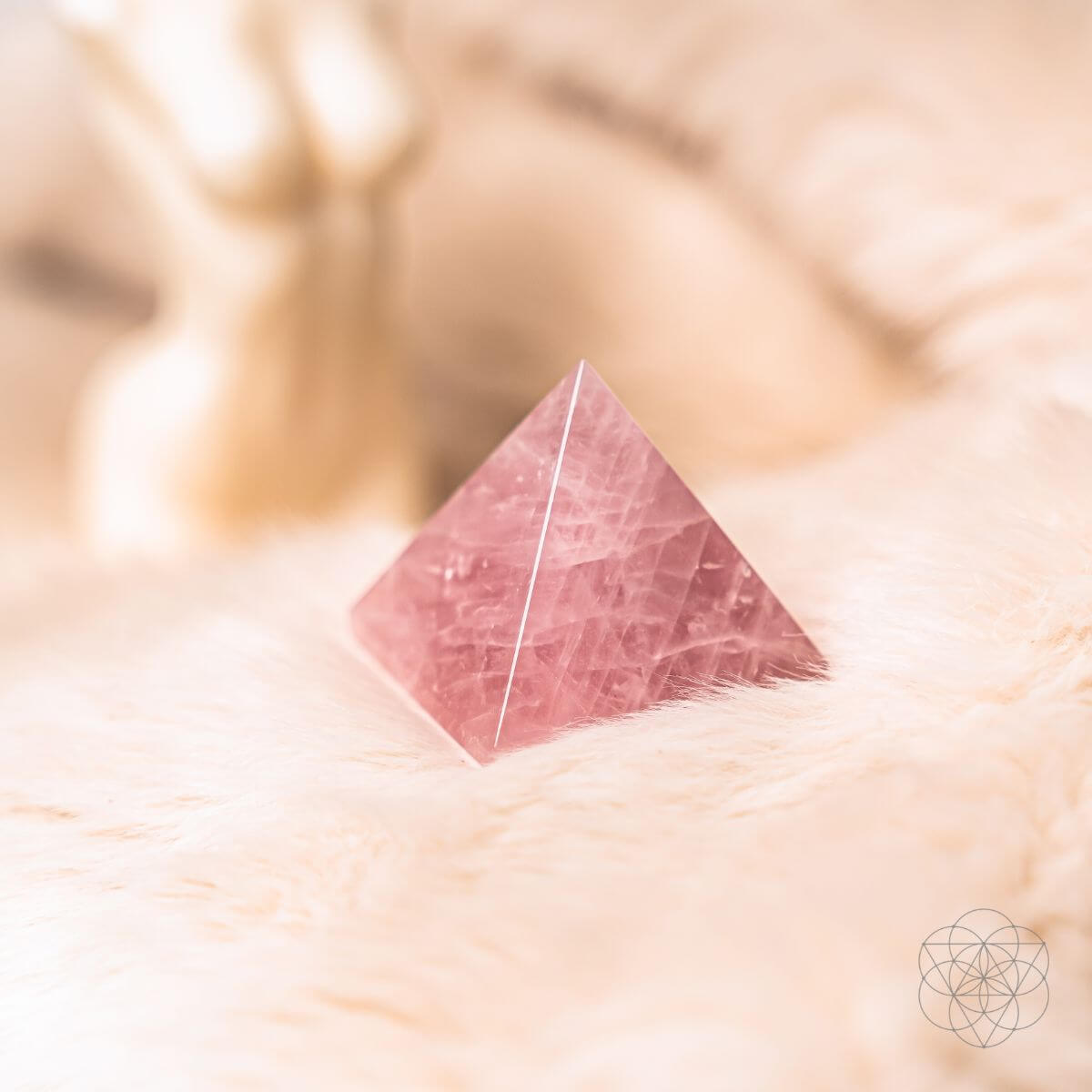 Rose Quartz Pyramid of Fertility by Conscious Items at Shirley Shoppe
