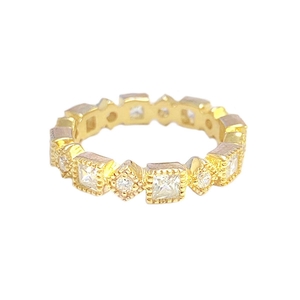 925 Eternity Band — Milgrain Station