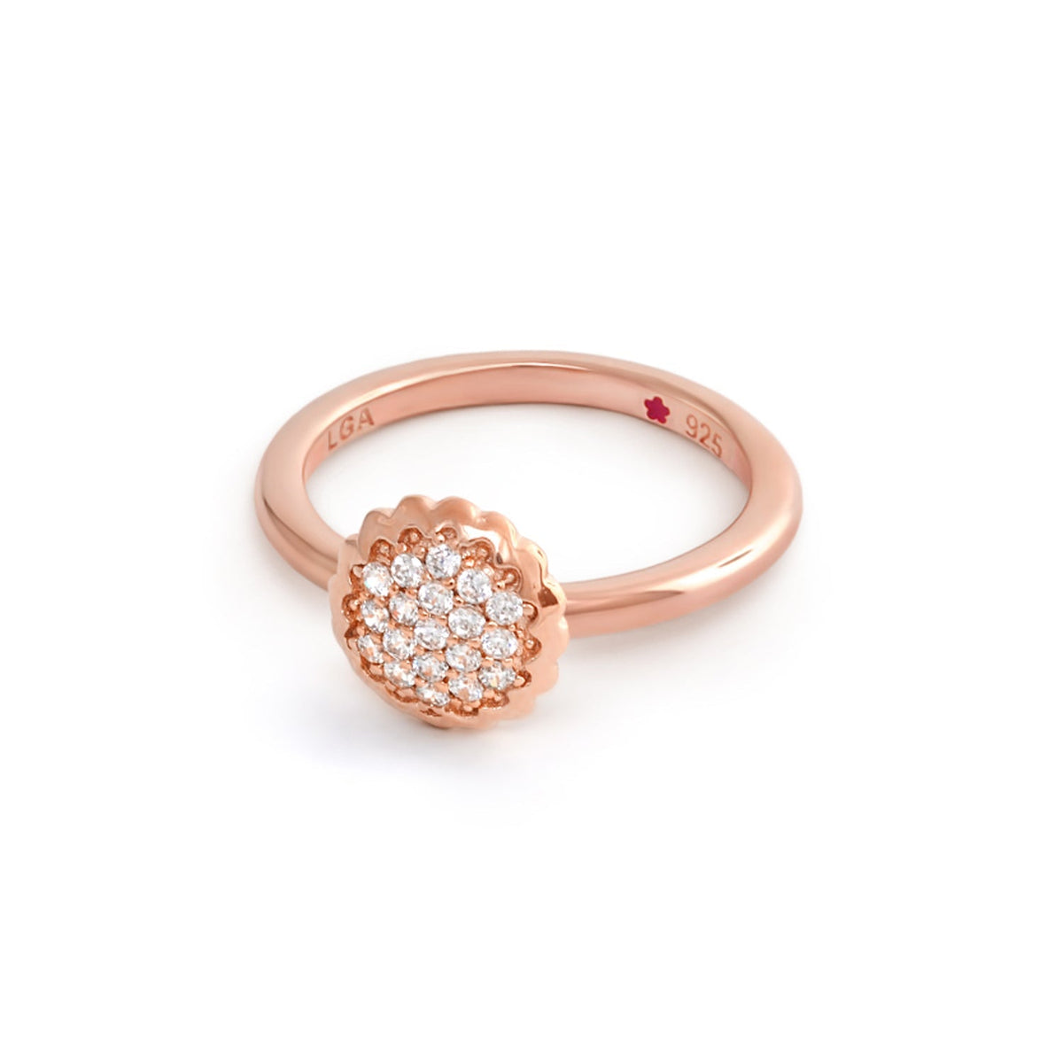Layers of Love Stackable Ring — Pavé Disc