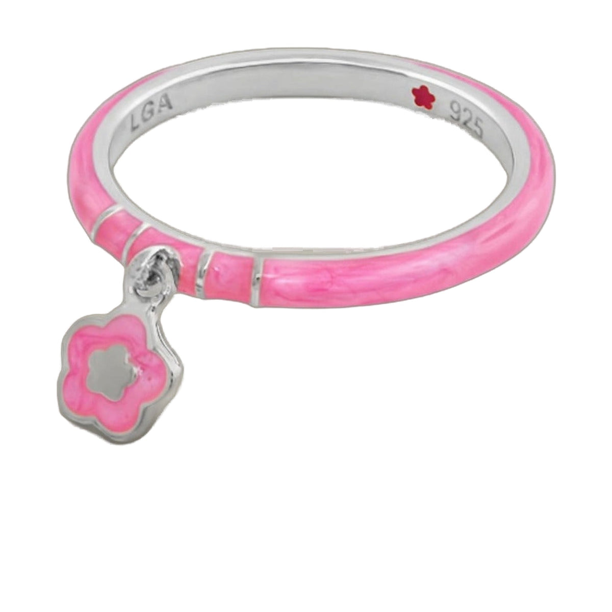Layers of Love Stackable Ring — Flower Charm