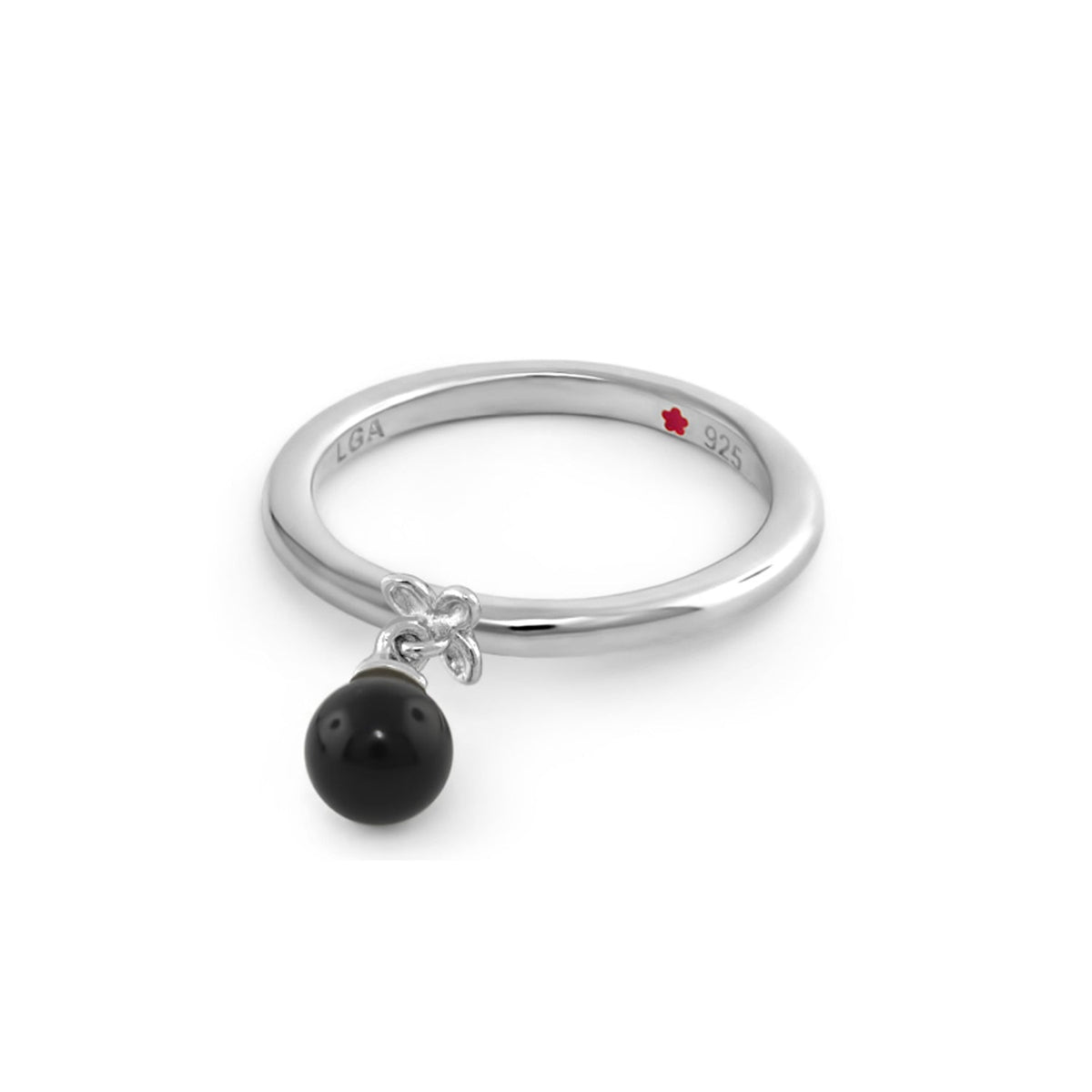 Layers of Love Stackable Ring — Single Dangle