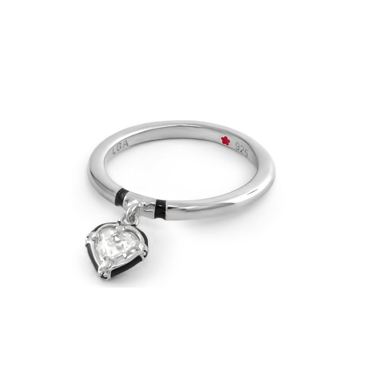 Layers of Love Stackable Ring — Heart Charm