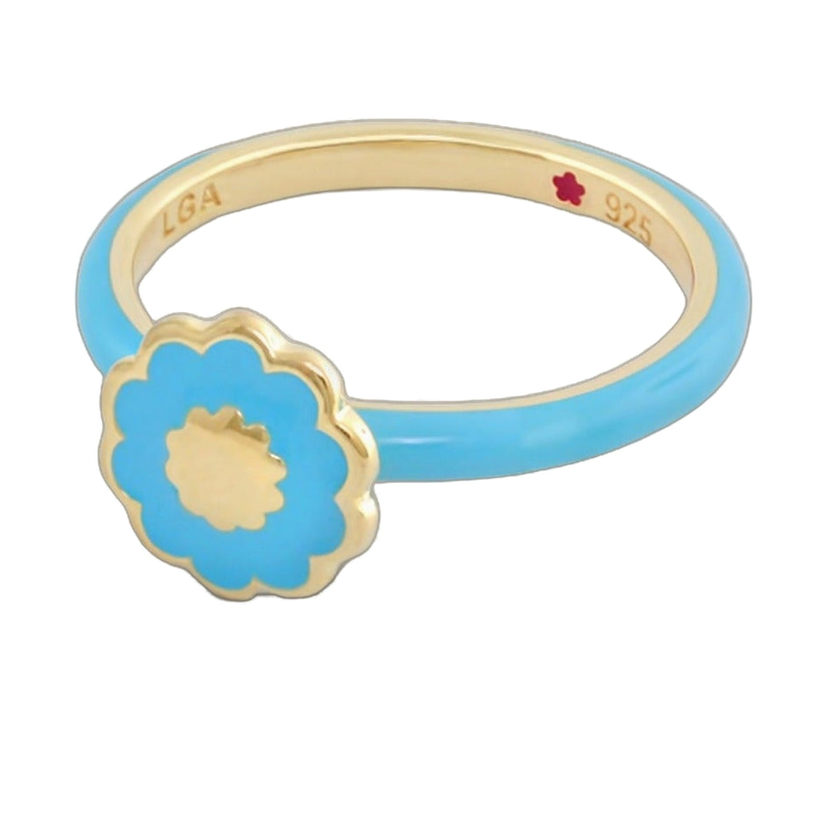 Layers of Love Stackable Ring — Scalloped Flower