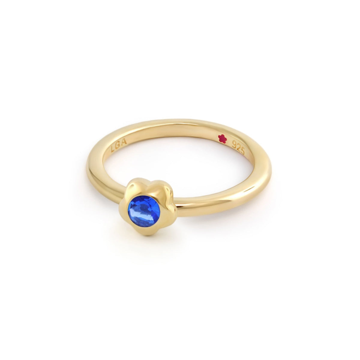 Layers of Love Stackable Ring — Flower Bezel