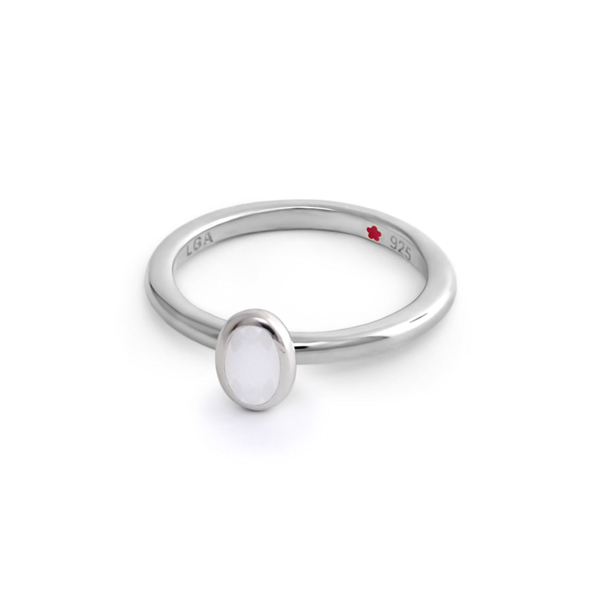 Layers of Love Stackable Ring — Oval Bezel