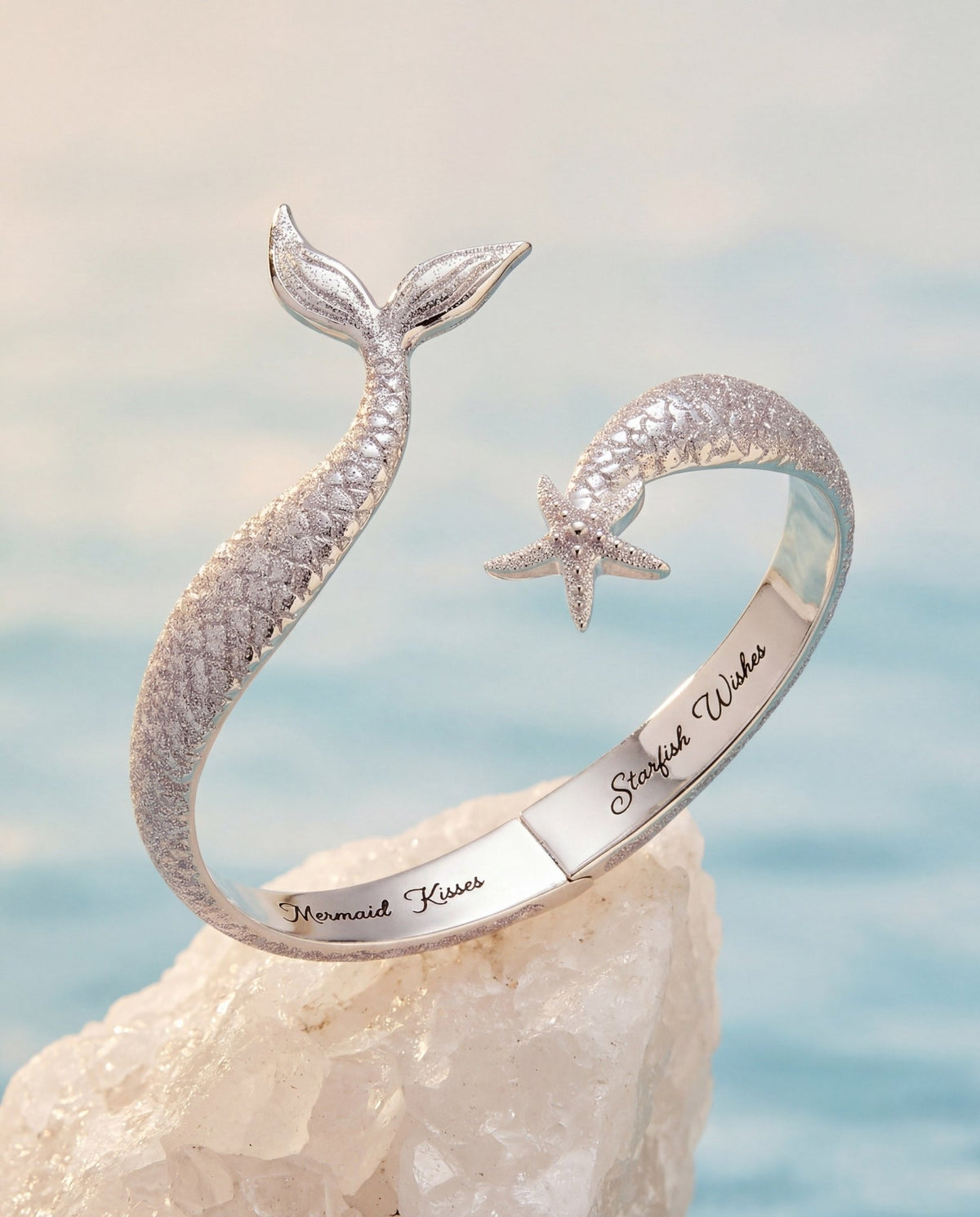 Salt + Sea 'Mermaid Kisses, Starfish Wishes' Cuff by ALEX AND ANI at Shirley Shoppe
