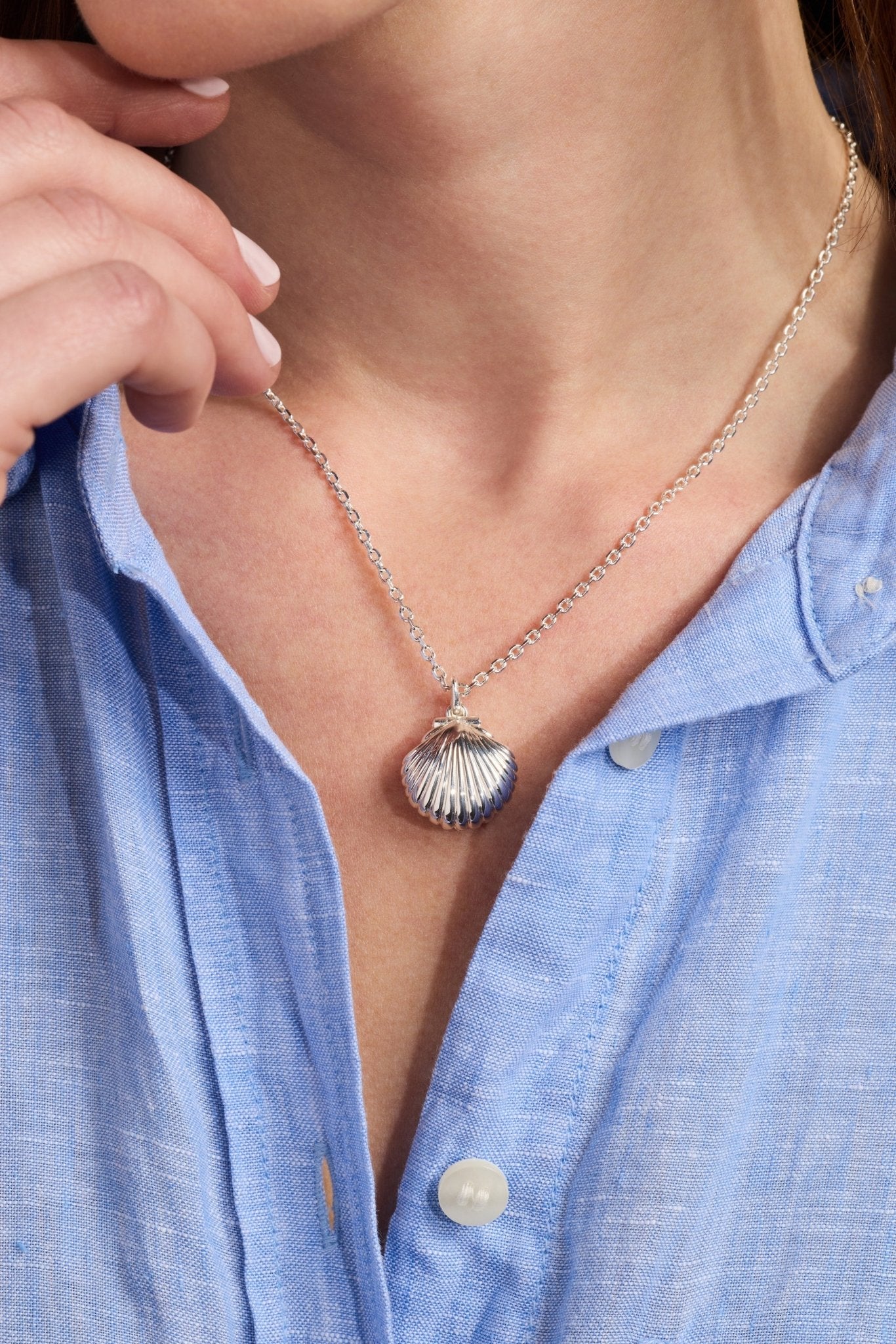 Salt + Sea 'Seashells Are Love Letters In The Sand' Seashell Locket Pendant by ALEX AND ANI at Shirley Shoppe