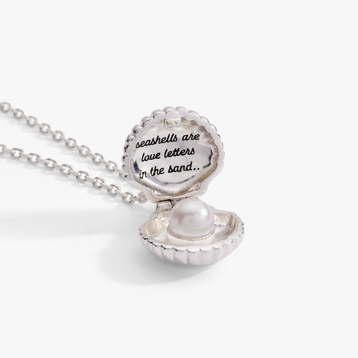 Salt + Sea 'Seashells Are Love Letters In The Sand' Seashell Locket Pendant by ALEX AND ANI at Shirley Shoppe