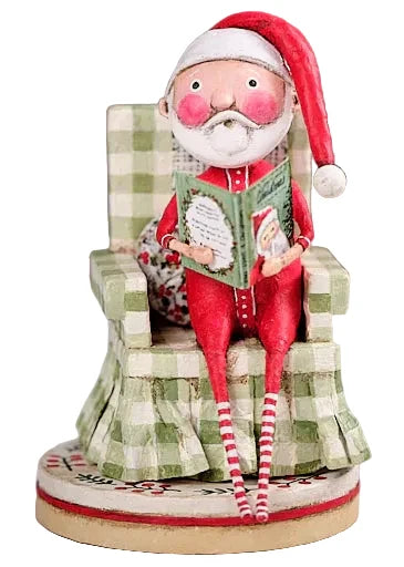 Santa's Christmas Story Figurine by Lori Mitchell — SHIPS OCT