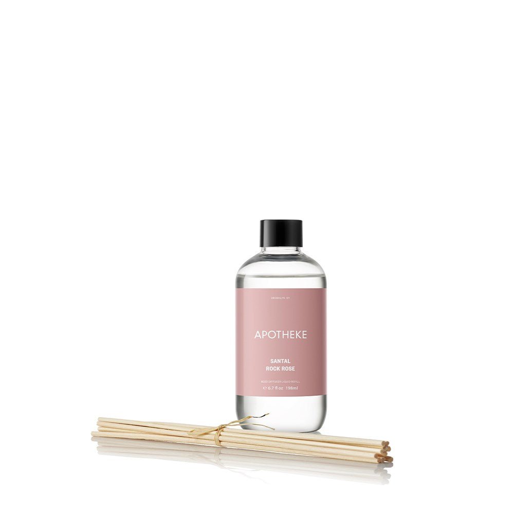Santal Rock Rose Reed Diffuser Refill by APOTHEKE at Shirley Shoppe