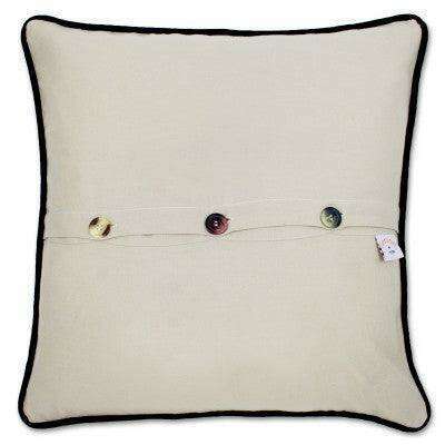 Savannah, GA Hand-Embroidered Pillow