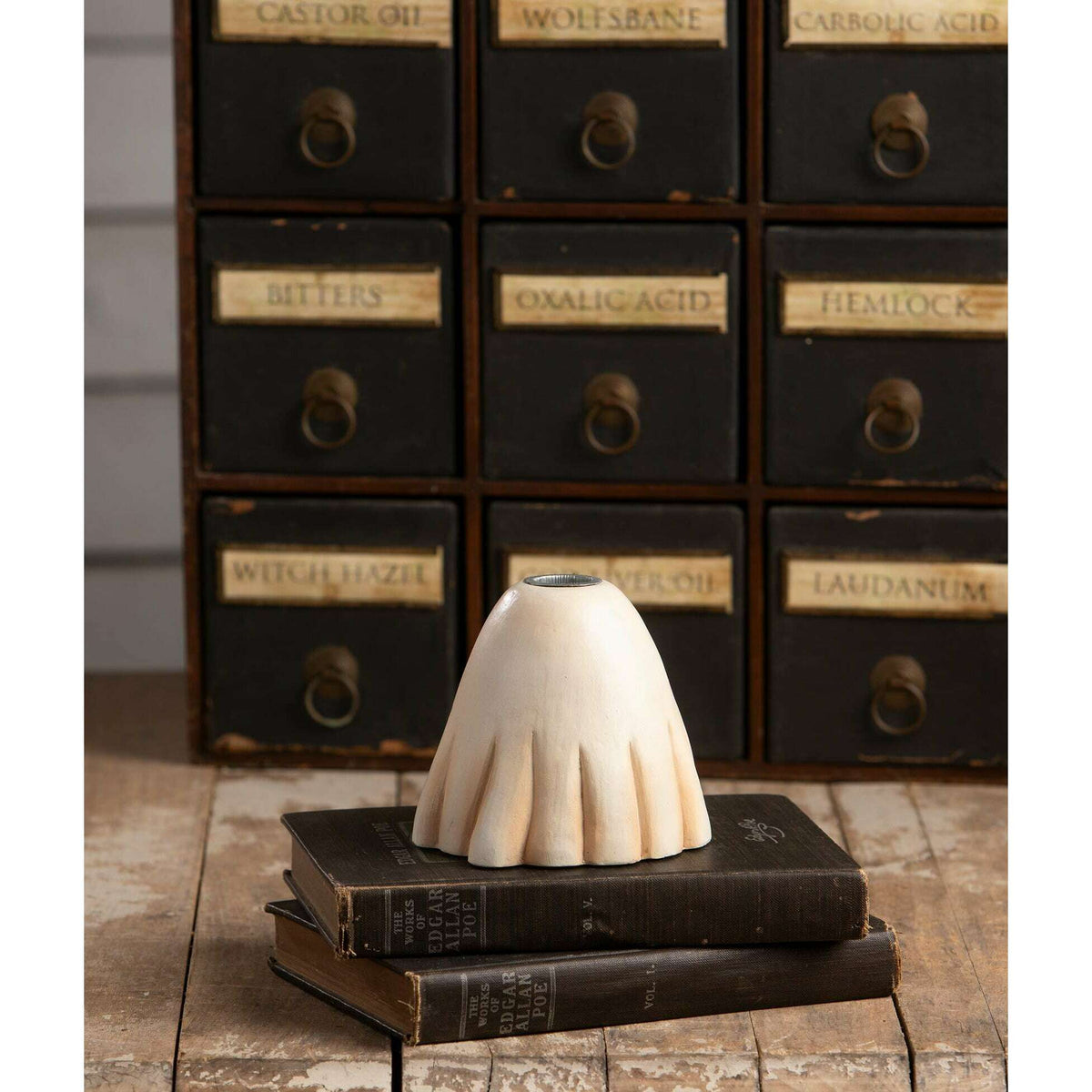 Scared Ghost Candlestick by Bethany Lowe Designs