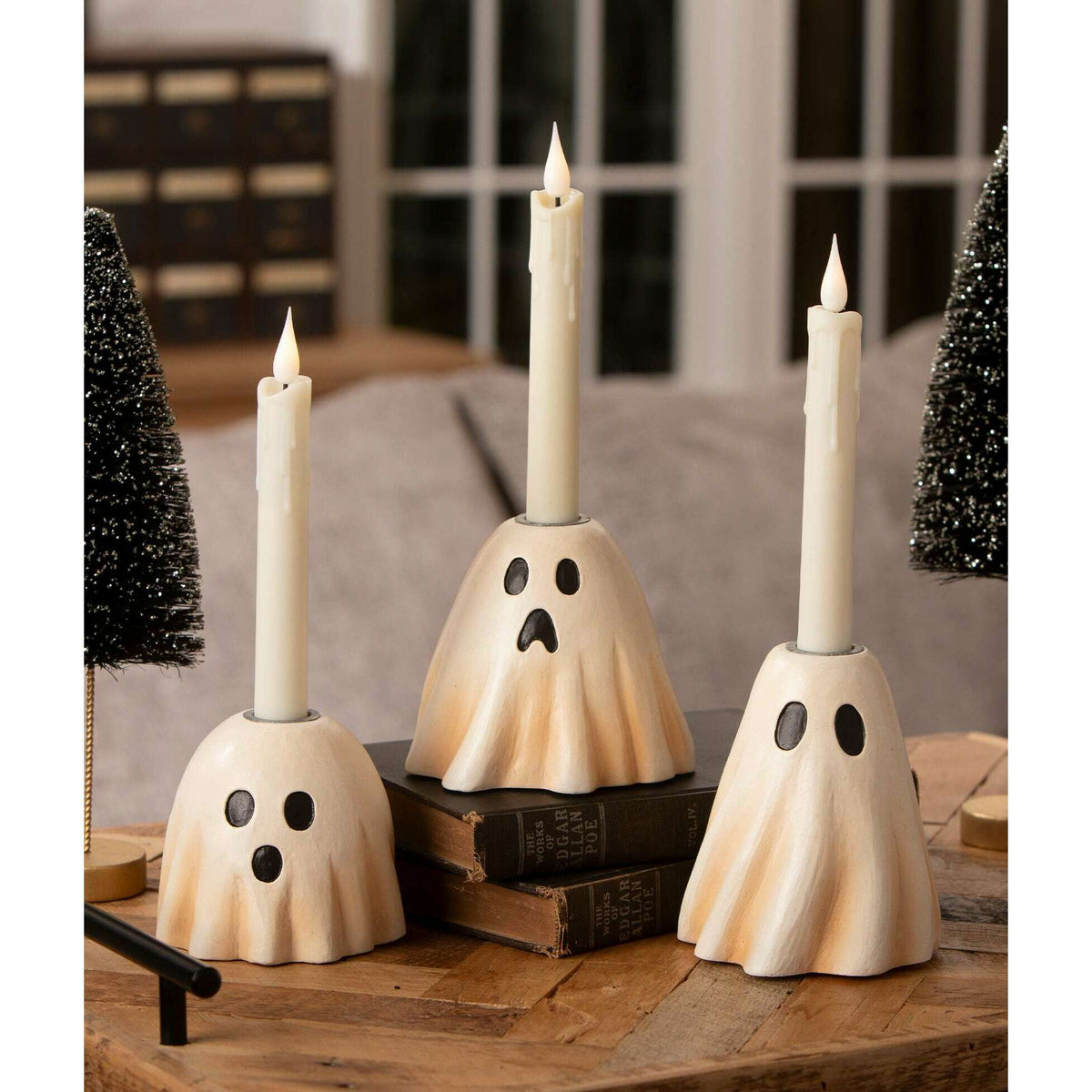 Scared Ghost Candlestick by Bethany Lowe Designs