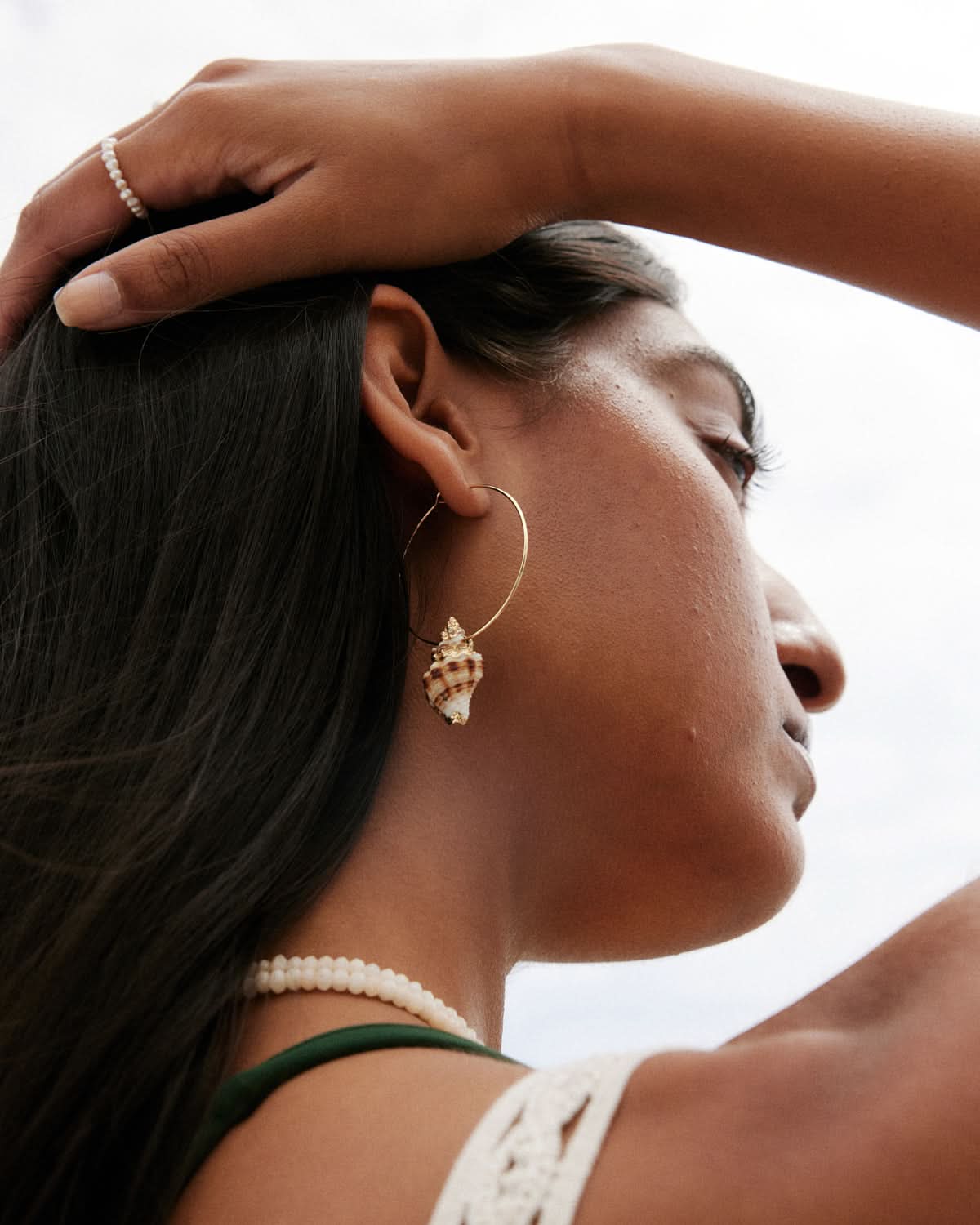 Sea Seeker Hoop Earrings by Bryan Anthonys at Shirley Shoppe