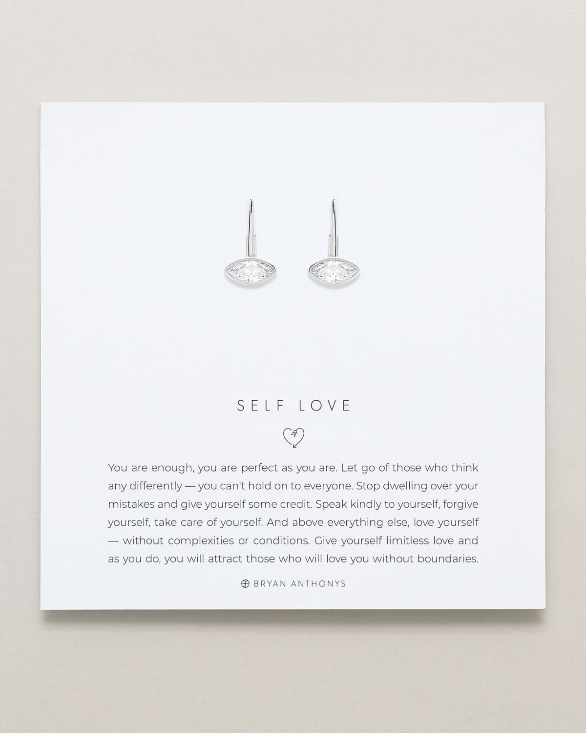 Self Love Marquise Drop Earrings by Bryan Anthonys at Shirley Shoppe