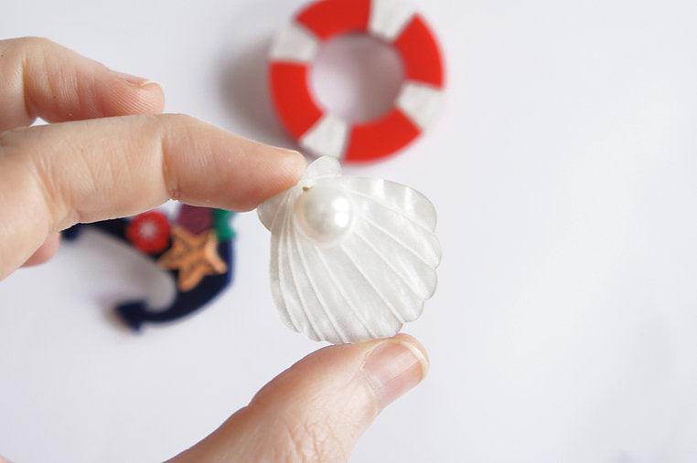 Set of 3 Nautical Brooches by Laliblue by Quirks! at Shirley Shoppe